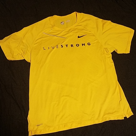 Livestrong yellow t shirt